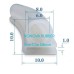 Ron gioăng silicon chữ E 10x10x1