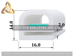 Ron lò nướng silicon chữ E 16x14x2