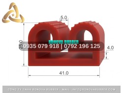 Ron silicon lắp nồi áp suất công nghiệp an toàn thực phẩm chữ E 41x25x4