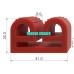Ron silicon lắp nồi áp suất công nghiệp an toàn thực phẩm chữ E 41x25x4