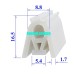 Silicon ron dành cho nồi hấp chữ E 8.8x16.5x1.7