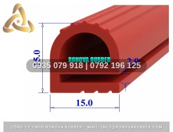 Silicon Ronova dùng cho tủ sấy chữ E 15x15x2