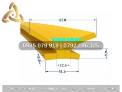 Gioăng silicon chữ H lò nướng 62x31.4x5