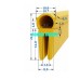 Ron gioăng silicon chữ H 24x10x3