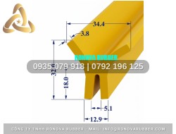 Ron silicon chữ H lò nướng 34.4x32x5.1