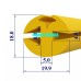 Ron silicon chữ H nồi áp suất 19.9x18x4