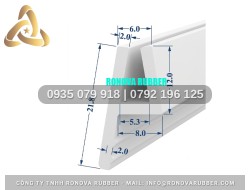 Ronova ron silicon chữ H 21.8x6x2