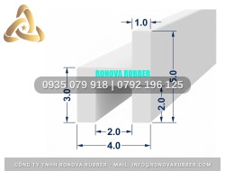 Silicon Ronova dạng chữ H 4x3x5