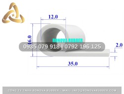 Ron vật liệu silicon chữ P 35x16x2