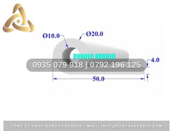 Sợi gioăng silicon chữ P 50x20x4