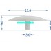 Gioăng silicon lắp cho nồi hấp chữ T 25x9x3