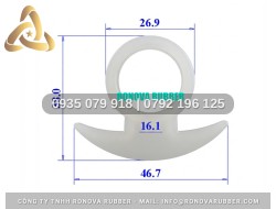 Ron silicon Ronova nồi hấp chữ T 46.7x38x16.1