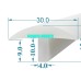 Ron tủ hấp cơm công nghiệp silicon chữ T 30x15x4