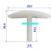 Ron tủ sấy từ silicon chữ T 25x18x3