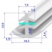Silicon ron chữ T 14.3x12x1.6