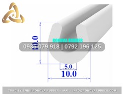 Bản gioăng dành cho tủ sấy dòng silicon chữ U 10x10x5