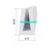 Bản gioăng làm từ silicon chữ U 6x10x3