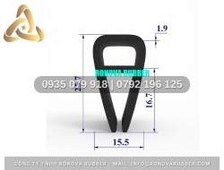 Dây ron thiết bị nồi hấp bằng silicon Ronova chữ U 15.5x25.7x1.9
