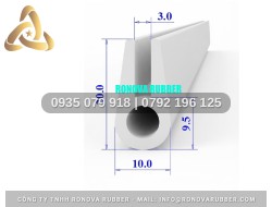 Hệ gioăng nồi áp suất công nghiệp từ silicon chữ U 10x20x3