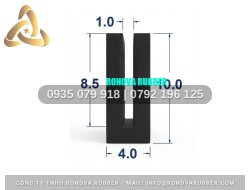 Phụ kiện ron lò nướng từ silicon chữ U 4x8.5x1