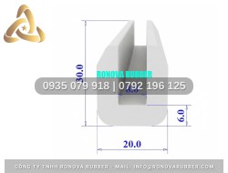 Phụ kiện ron thiết bị nồi hấp silicon chữ U 20x30x8